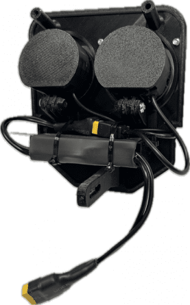 Nizled Dubbelljus 100w Husqvarna 4-takt, 2-takt utan fläkt 2024-, vit dekal, kallvit 2xE406k 