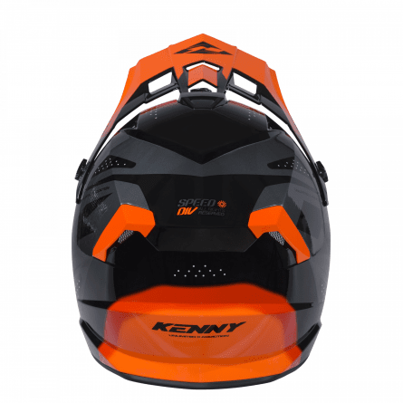 KENNY TRACK SPEED KID HELMET NEON ORANGE 