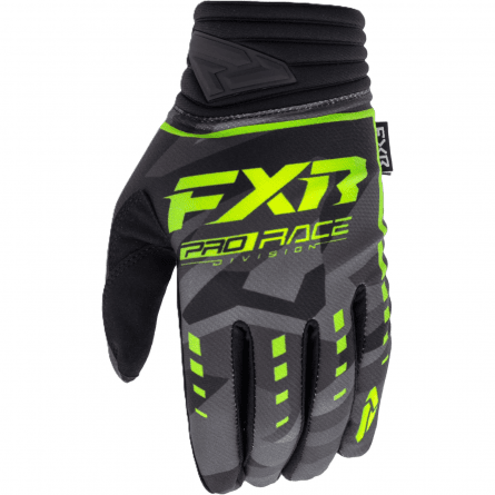 FXR Prime Mx Glove - Camo/HiVis/Lime