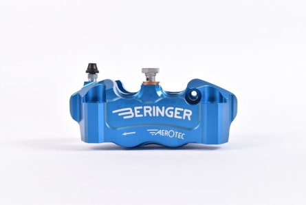 BERINGER Aerotec® Left Radial Brake Caliper 4 Pistons Ø32mm Spacing 108mm Blue