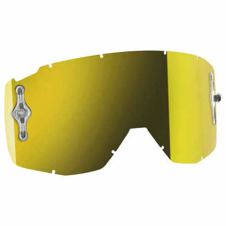 Scott Hustle/Primal/Split Single WORKS Lens - yellow chrome afc works