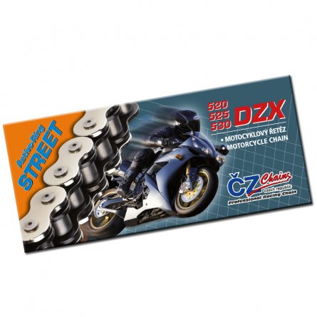 CZ Chains, Kedja, 120 Länkar, X-Ring, DZX, STREET, 530