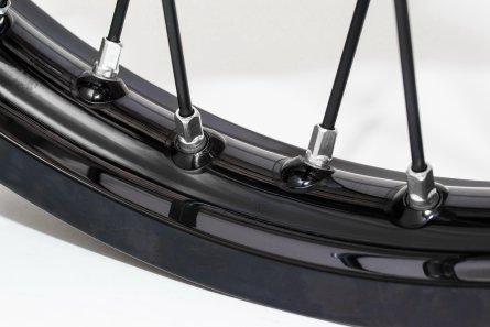 Haan Wheels, Ekersats (Haan), 21", FRAM, SVART, Honda 02-25 CRF450R, 26 CRF450R, 05-18 CRF450X, 93-07 CR250R, 04-26 CRF250R, 04-