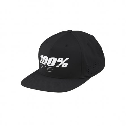 100%, DRIVE Snapback Hat Black, VUXEN, SVART