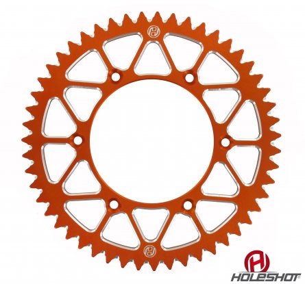 Holeshot, Bakdrev Alu, 520, 50, ORANGE, KTM 03-26 450 EXC-F/450 SX-F, 03-17 250 EXC, 18-22 250 EXC TPI/300 EXC TPI, 23-25 250 EX