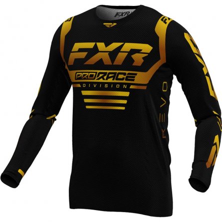 FXR Yth Revo Mx Jersey - Black/Gold 