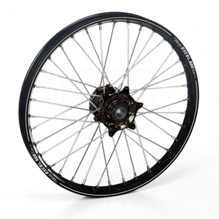 Haan Wheels, Komplett Hjul A60, 1,60, 21", FRAM, SVART, Kawasaki 06-18 KX450F, 06-08 KX250, 19-20 KX250, 06-18 KX250F, 06-08 KX1