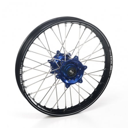 Haan Wheels, Komplett Hjul A60, 2,15, 19", BAK, SVART BLÅ, KTM 16-23 450 EXC-F, 13-22 450 SX-F, 18-22 250 EXC TPI/300 EXC TPI, 2