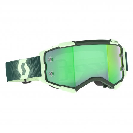 SCO Goggle Fury - Dark green/mint green/green chrome works