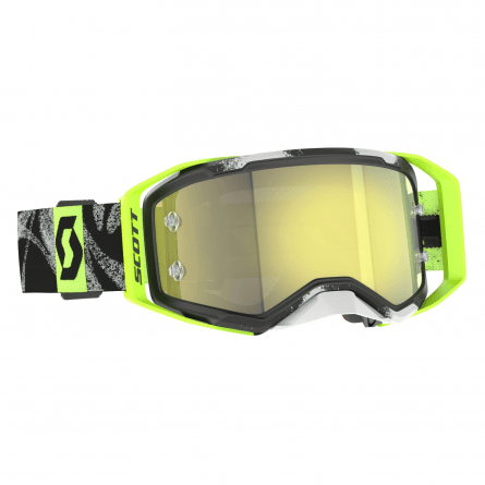 Scott Goggle Prospect 2.0 - Caviar black/safety yellow / yellow chrome works