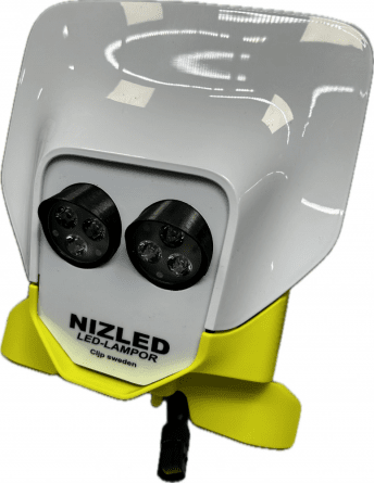 Lampkåpa med 1-2-3 E30-insteg lätta lampor