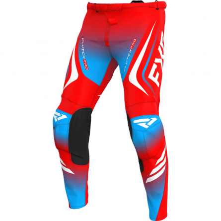 FXR Clutch Pro Mx Pant - Red/White/Cyan