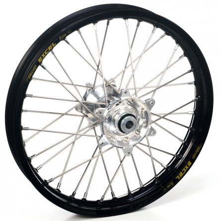 Haan Wheels, Komplett Hjul, 1,40, 19", FRAM, SVART SILVER, KTM 12-27 85 SX, Husqvarna 20-27 TC 85, 19 TC 85 (17/14), 14-19 TC 85