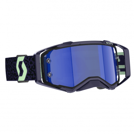 Scott Goggle Prospect Amplifier - dark purple/mint green / blue chrome works