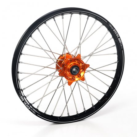 Haan Wheels, Komplett Hjul A60, 1,60, 21", FRAM, SVART ORANGE, KTM 03-15 450 EXC-F, 03-14 450 SX-F, 03-15 250 EXC/250 EXC-F, 03-