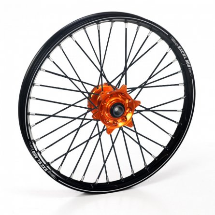 Haan Wheels, Komplett Hjul A60, 1,60, 21", FRAM, SVART ORANGE, KTM 03-15 450 EXC-F, 03-14 450 SX-F, 03-15 250 EXC/250 EXC-F, 03-