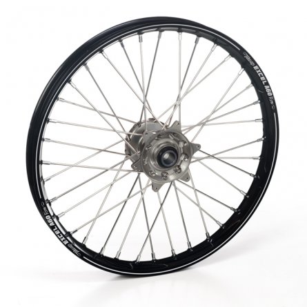 Haan Wheels, Komplett Hjul A60, 1,60, 21", FRAM, SVART GRÅ, Honda 02-25 CRF450R, 26 CRF450R, 95-07 CR250R, 04-26 CRF250R, 19 CRF