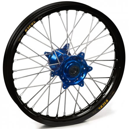 Haan Wheels, Komplett Hjul, 2,50, 18", BAK, SVART BLÅ, KTM 03-23 450 EXC-F, 03-12 450 SX-F, 18-22 250 EXC TPI/300 EXC TPI, 95-17