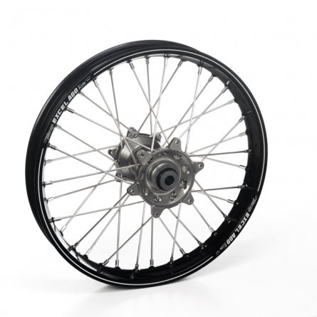 Haan Wheels, Komplett Hjul, 2,15, 18", BAK, SVART GRÅ, Kawasaki 19-26 KX450, 06-18 KX450F, 24-26 KX450X, 03-08 KX250, 19-26 KX25