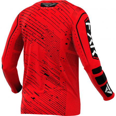 FXR Yth Podium MX Jersey - Red/Black