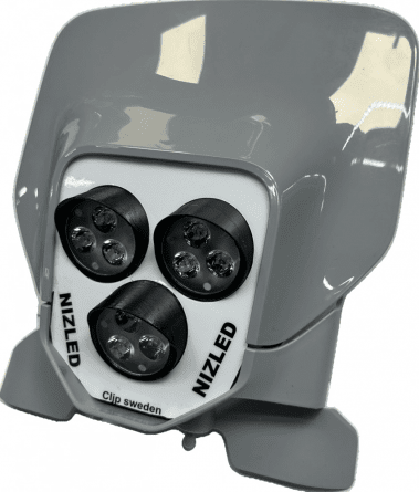 Lampkåpa med 1-2-3 E30-insteg lätta lampor