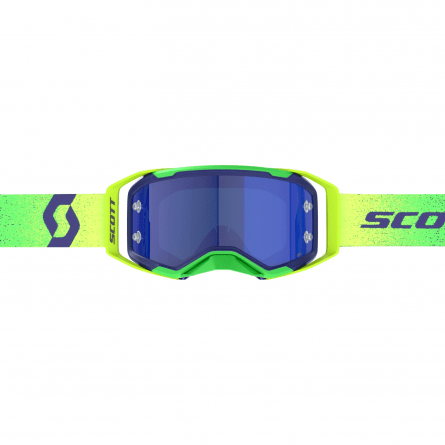 Scott Goggle Prospect 2.0 AMP chrome - midnight purple/safety yellow / blue chrome works