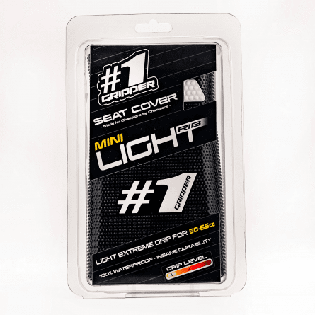 Onegripper Sadelöverdrag - LIGHT RIB MINI - Svart/Vit