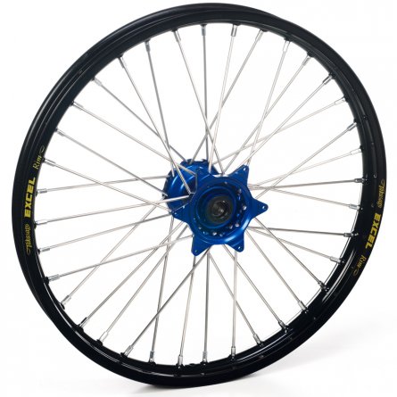 Haan Wheels, Komplett Hjul, 1,40, 19", FRAM, SVART BLÅ, Suzuki 02-25 RM85, 97-01 RM80