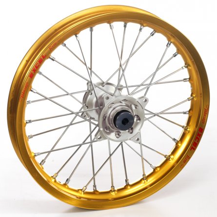 Haan Wheels, Komplett Hjul, 1,85, 16", BAK, GULD SILVER, Suzuki 02-25 RM85, 97-01 RM80