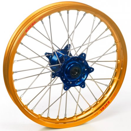 Haan Wheels, Komplett Hjul, 1,60, 21", FRAM, SVART GULD, KTM 16-27 450 EXC-F, 15-27 450 SX-F, 18-22 250 EXC TPI/300 EXC TPI, 23-