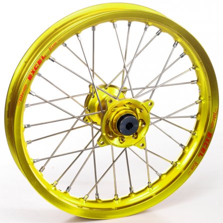 Haan Wheels, Komplett Hjul, 1,60, 21", FRAM, GUL, Suzuki 05-25 RM-Z450, 07-25 RM-Z250