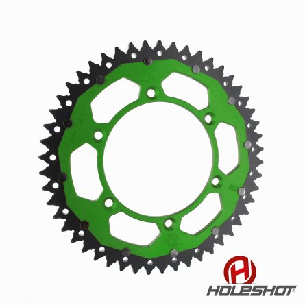 Holeshot, Bakdrev AIR, 520, 50, GRÖN, Kawasaki 07-16 KLX450, 19-26 KX450, 06-18 KX450F, 24-26 KX450X, 19-26 KX250, 87-08 KX250, 