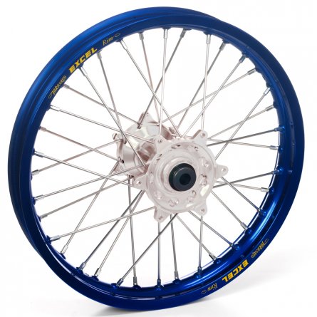 Haan Wheels, Komplett Hjul, 2,15, 19", BAK, BLÅ SILVER, KTM 03-23 450 EXC-F, 03-12 450 SX-F, 18-22 250 EXC TPI/300 EXC TPI, 95-1