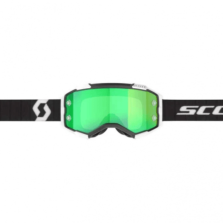 Scott Goggle Fury - black/white/green chrome works