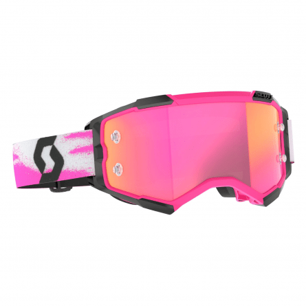 Scott Goggle Fury - pink/black / pink chrome works
