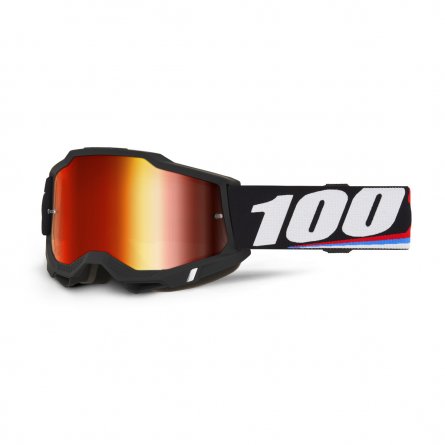 100%, ACCURI 2 Glasögon Magnus - Red Mirror Lens, VUXEN