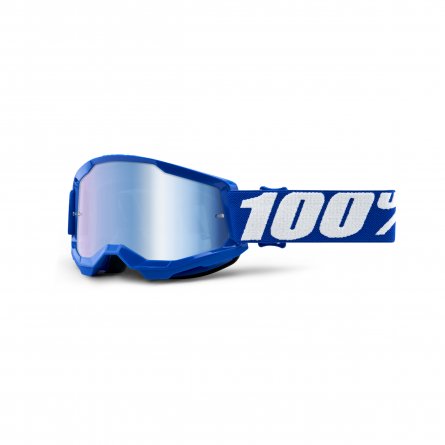 100%, STRATA 2 Youth Glasögon Blue - Mirror Blue Lens, BARN