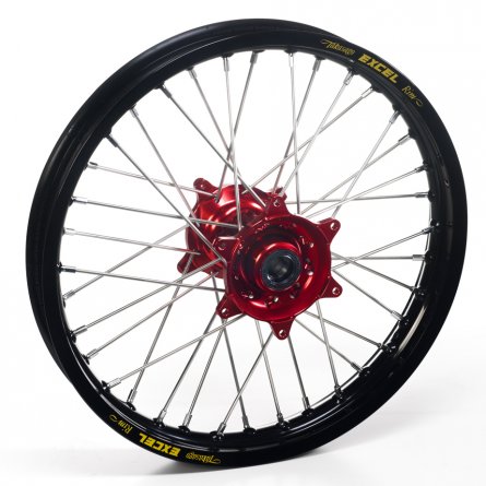 Haan Wheels, Komplett Hjul SM, 5,00, 17", BAK, SVART RÖD, Yamaha 21 WR450F, 09-26 YZ450F, 09-26 YZ250F