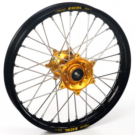 Haan Wheels, Komplett Hjul, 2,15, 18", BAK, SVART GULD, Yamaha 21 WR450F, 09-26 YZ450F, 09-26 YZ250F, FANTIC 24 XEF 450, 24 XEF 