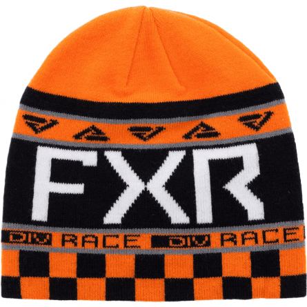 FXR Race Division Beanie Yth - Orange/Black 