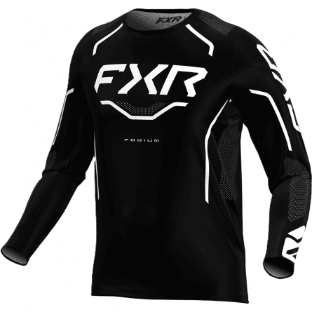 FXR Podium Relay MX Jersey - Black/White