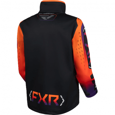 FXR M Cold Cross RR Jacket - Black/Orange/Purple