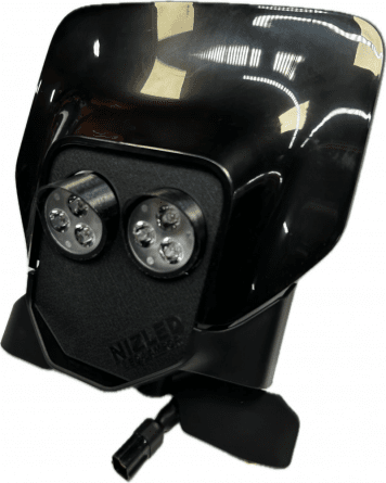 Lampkåpa med 1-2-3 E30-insteg lätta lampor