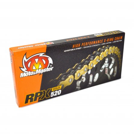 Moto-Master, Kedja, X-Ring RPX Gold, Adventure/Street, 120 Länk, 520