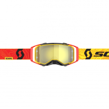 Scott Goggle Prospect 6 Days 2024 Spain - Red/Yellow/Yellow chrome works