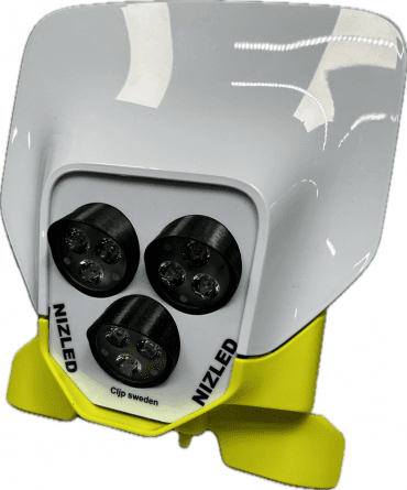 Lampkåpa med 1-2-3 E30-insteg lätta lampor