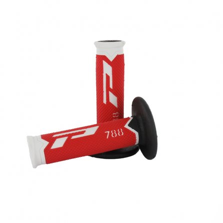 Progrip, 788 Full Diamond Extra Slim gummihandtag, RÖD