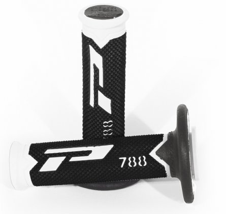 Progrip, 788 Full Diamond Extra Slim gummihandtag, SVART VIT