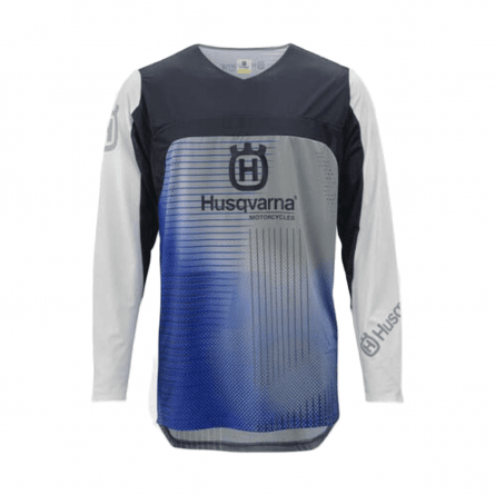 Husqvarna Railed Jersey - White/Navy 
