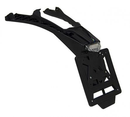 Rtech, Baklampa/bakskärm, Integra Led, avtagbar skylthållare, SVART, Husqvarna 17-19 FE 450, 17-19 FE 250, 17 TE 250/TE 300, 18-